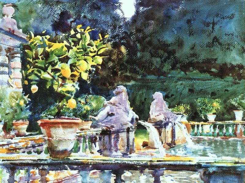 John Singer Sargent Villa di Marlia china oil painting image